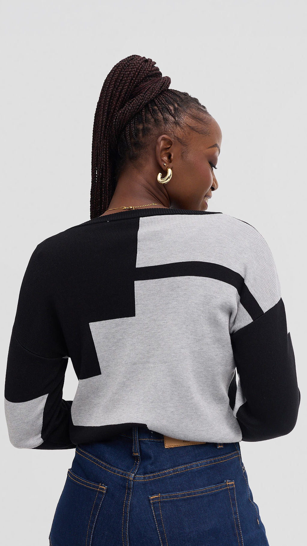 Crewneck sweaters- Black and Gray