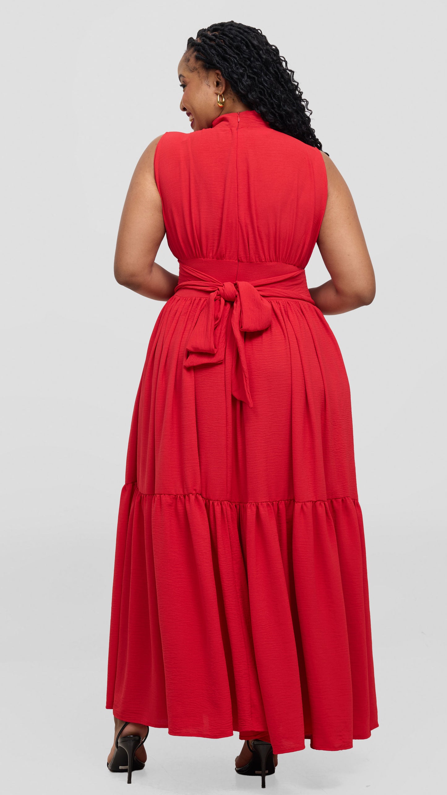Zambarau Apparel Malaika Dress- Red
