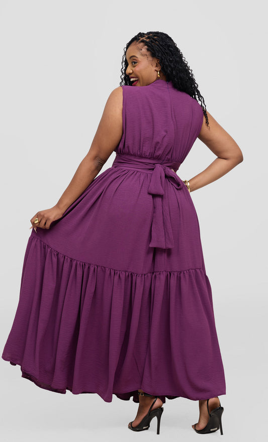 Zambarau Apparel Malaika Dress- Raspberry