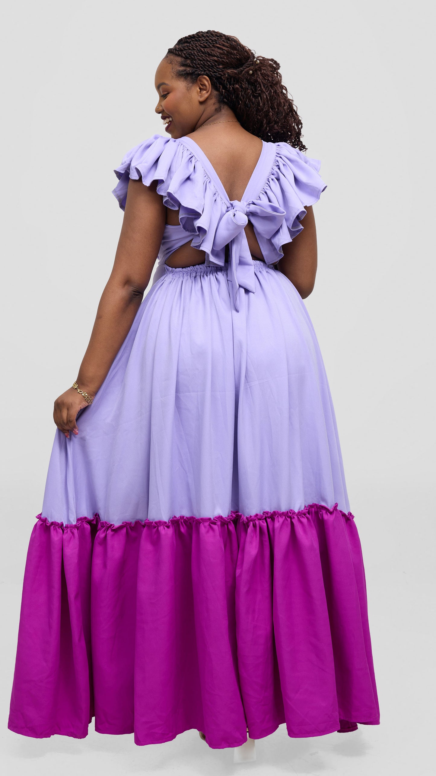 Zambarau Two-toned maxis- Purple and Lilac